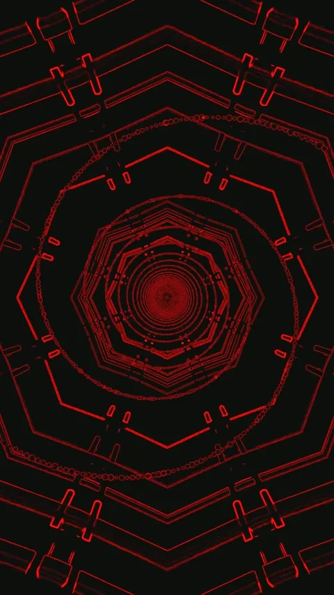 Dynamic tunnel video VJ loop screensaver creates a captivating visual exper.. Video stock 321270069