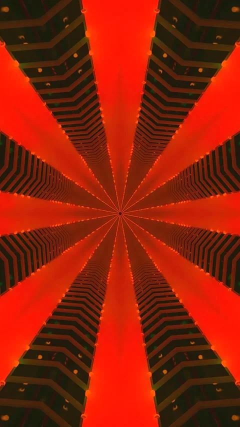 Dynamic tunnel video vj loop screensaver creating a seamless red and green .. Stock Footage 321569741