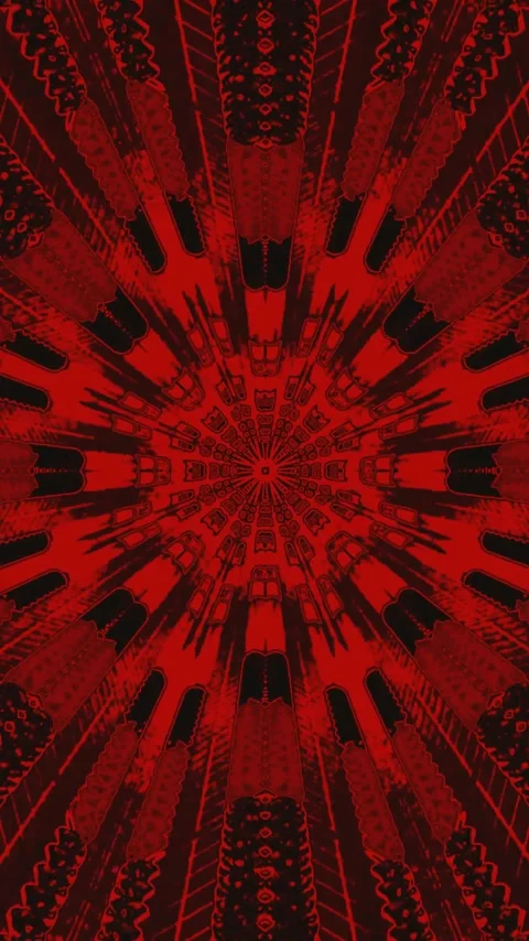 Dynamic tunnel video vj loop screensaver with seamless red patterns for imm.. 스톡 동영상 321570377