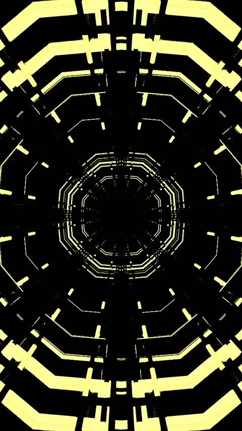 Dynamic tunnel video vj loop screensaver that creates a mesmerizing seamles.. Stock Footage 321574154