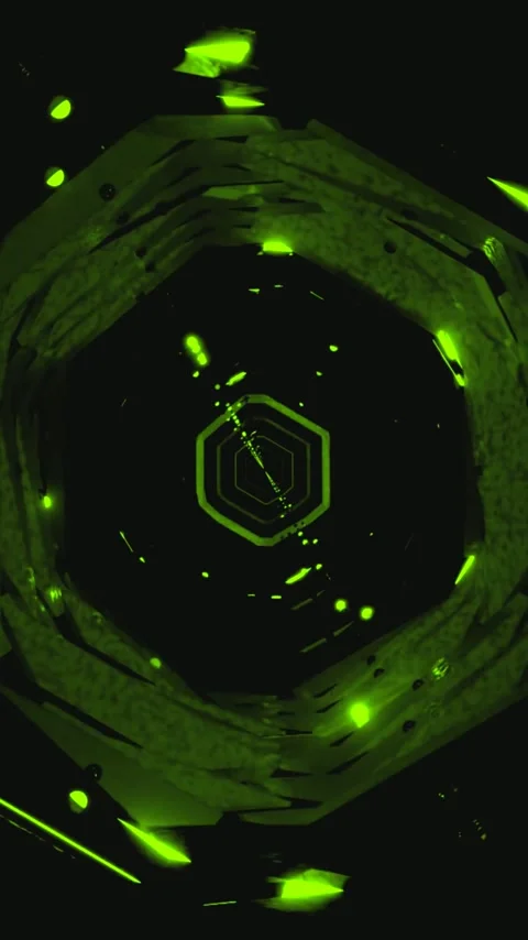 Dynamic tunnel visual loop creates a mesmerizing ambient screensaver with s.. Stock Footage 321565490