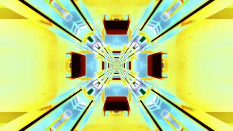 Dynamic tunnel visual loop creating immersive motion effect for screensaver.. Stock Footage 320048108