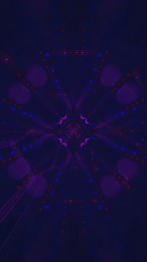 Dynamic tunnel visual loop creating an immersive experience for screensaver u Stock Footage 321572608