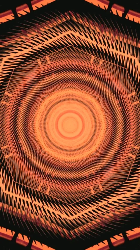 Dynamic tunnel visual loop screensaver with seamless motion and vibrant color Stock Footage 321566680