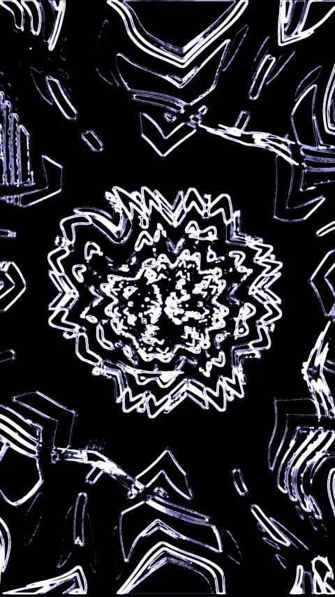 Dynamic tunnel visual loop with swirling patterns and vibrant light effects.. Stock Footage 321571774