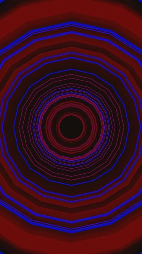 Dynamic tunnel visuals create a seamless loop for immersive screensaver exp.. Stock Footage 321268408
