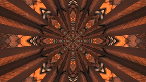 Dynamic tunnel vj loop screensaver with seamless transitions and vibrant pa.. Stock Footage 318933136
