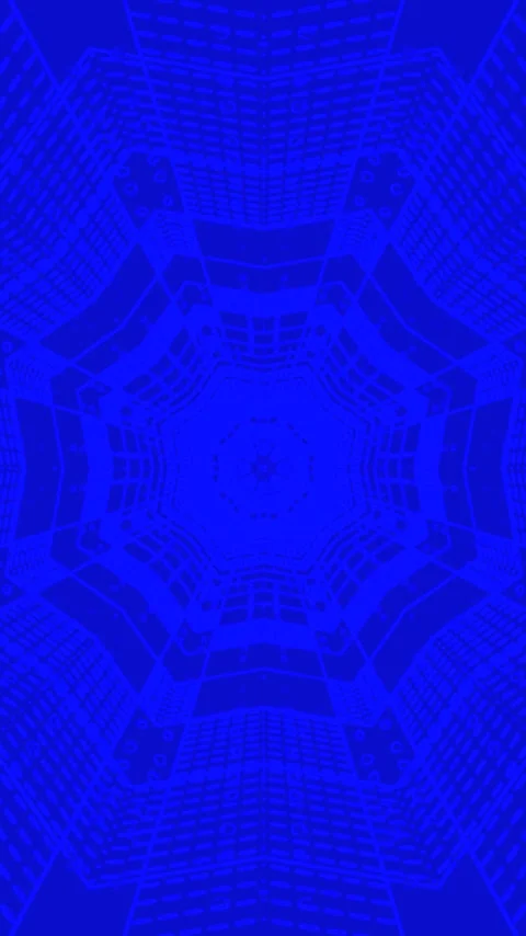 Dynamic tunnel vj loop screensaver with a vibrant blue color scheme offerin.. Video stock 321571856