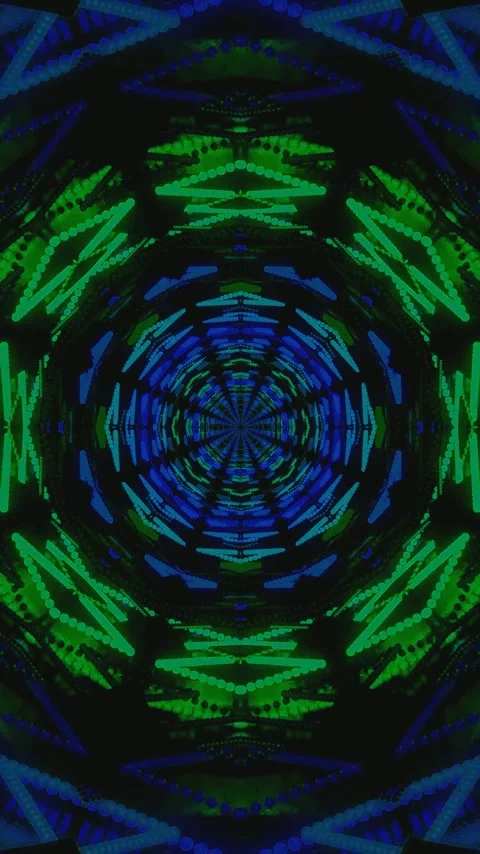 Dynamic tunnel vj loop for visual experience and screen saver Stock Footage 321569682