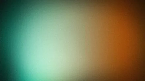 Dynamic turquoise and deep orange grainy gradient background for energetic .. Stock Photos