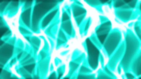 Dynamic turquoise energy pulses through the frame 库存影片 345434439