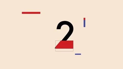 Dynamic Two: Geometric Abstract Stockbeeldmateriaal 339269163