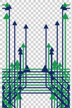 Dynamic two tone technology circuit pattern transparent PNG design element Stock Photos