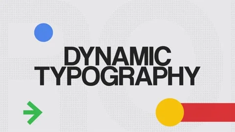 Dynamic Typography Stock After Effects
