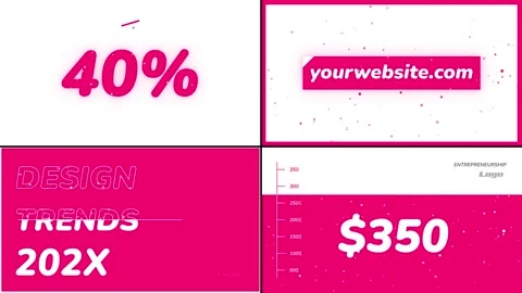 Dynamic Typography Scenes for After Effects 스톡 After Effects