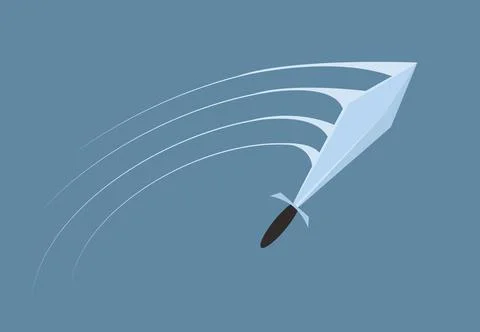 This dynamic vector illustration features a sharp sword slashing swiftly thro Stock Illustration