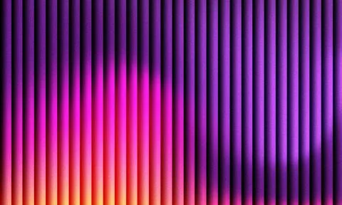 Dynamic vertical stripes with a bold gradient of fuchsia, purple, and orange 스톡 일러스트