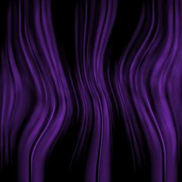 Dynamic Vertical Symmetrical Purple Wave Tech Background Stock Illustration