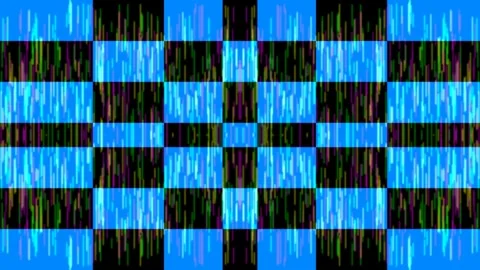 Dynamic vibrant abstract checkered background pattern for modern design Stock Footage 336504013