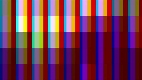 Dynamic vibrant color bars create a mode... | Stock Video | Pond5