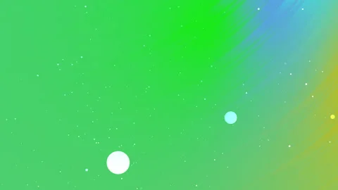 Dynamic vibrant green blue yellow gradient background with white particle a.. Stock Footage 335946046
