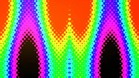 Dynamic vibrant neon gradient abstract digital flow background art. Stock Footage 337571207