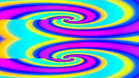 Dynamic vibrant vortex background seamless fluid gradient loop Stock Footage 336163577