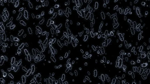 Dynamic video materials on bacteria, viruses, biomedicine, and medicine Stock Footage 342463862