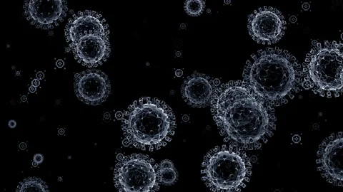 Dynamic video materials on bacteria, viruses, biomedicine, and medicine Stock Footage 342470808