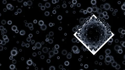 Dynamic video materials on bacteria, viruses, biomedicine, and medicine Stock Footage 342471185