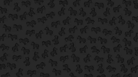 Dynamic video showcasing a collection of animal silhouettes with vibrant ba.. Stock Footage 327061375