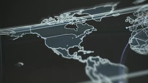 Dynamic Visualization of Cloud Service Incident Overview with - Dynamic Screen Stock Footage 336966743