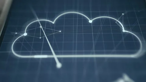 Dynamic Visualization of Cyber Scan Progress with Zero - Dynamic Interface Stock Footage 336991203