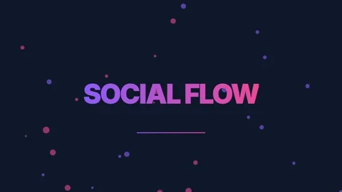 Dynamic visualization of social network connectivity and abstract data flow.. Stock Footage 336879970