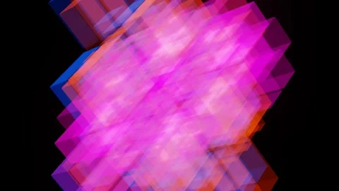 Dynamic VJ loop featuring vibrant colors and abstract shapes in motion Stock Footage 294025928
