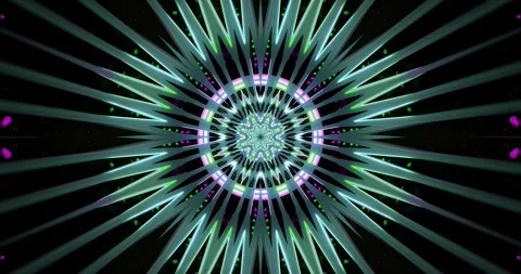 Dynamic vj loop screensaver with vibrant colors and seamless geometric patter Stock Footage 315147082