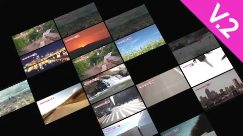 Dynamic Wall (V.2) - After Effects Template Stock After Effects