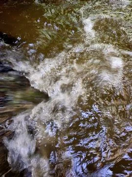 Dynamic Water Flow: Abstract Stream Texture Stock Photos