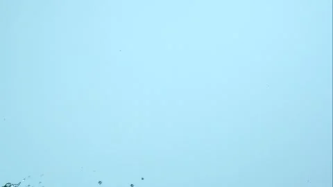 Dynamic Water Streams Flowing And Splashing Against Stock Footage 326291083