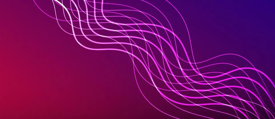 Dynamic wave geometric design. Vector Illustration For Wallpaper, Banner Stockillustratie
