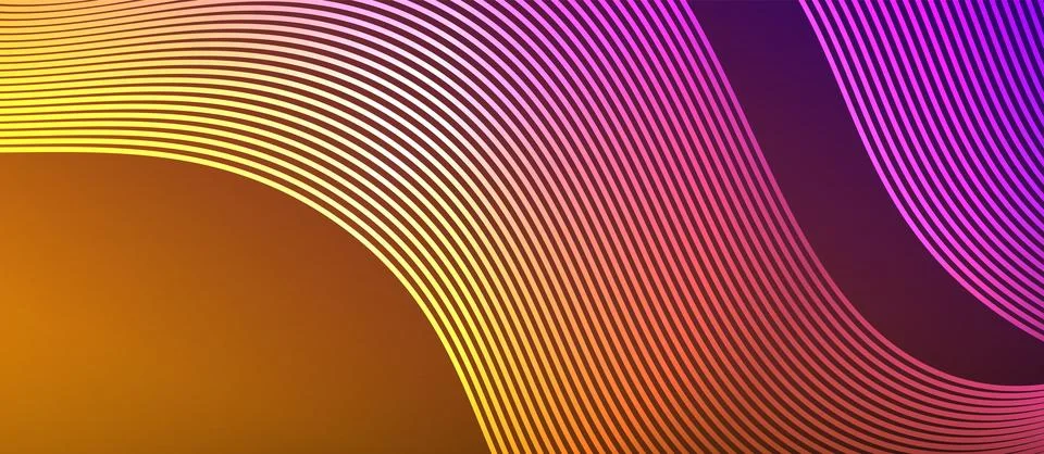 Dynamic wave geometric design. Vector Illustration For Wallpaper, Banner Stock Illustration