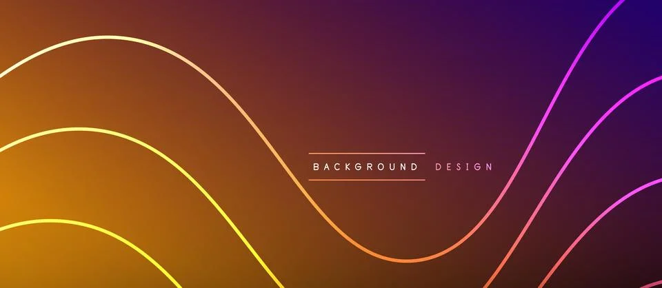 Dynamic wave geometric design. Vector Illustration For Wallpaper, Banner Stockillustratie