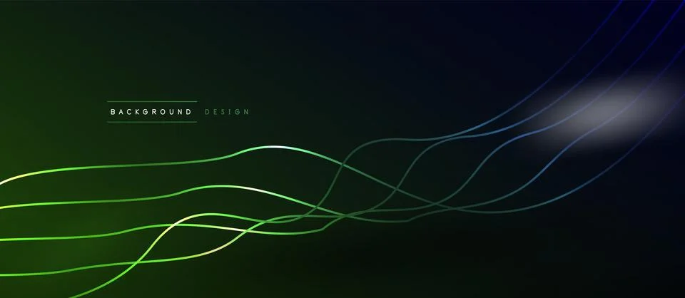 Dynamic wave geometric design. Vector Illustration For Wallpaper, Banner Stockillustratie