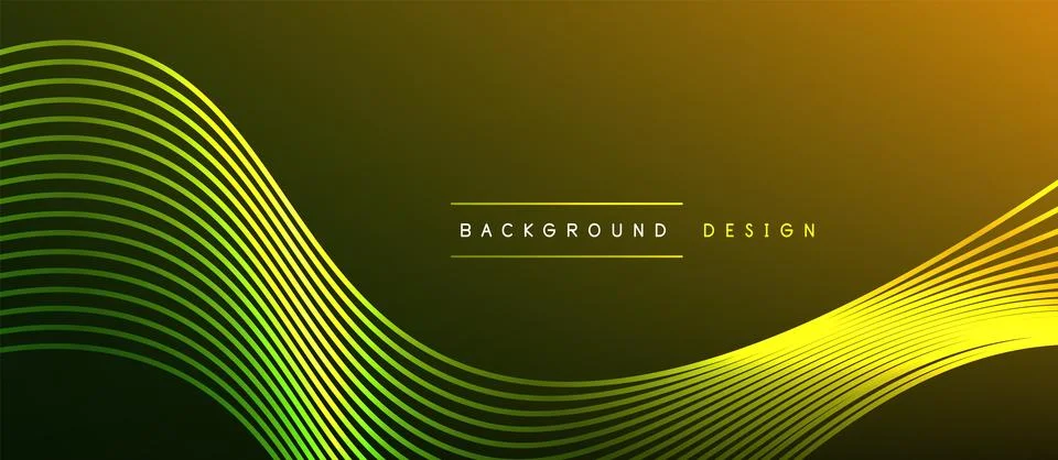 Dynamic wave geometric design. Vector Illustration For Wallpaper, Banner Stock Illustration