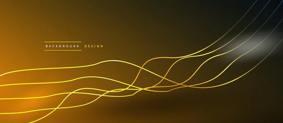 Dynamic wave geometric design. Vector Illustration For Wallpaper, Banner Stock Illustration