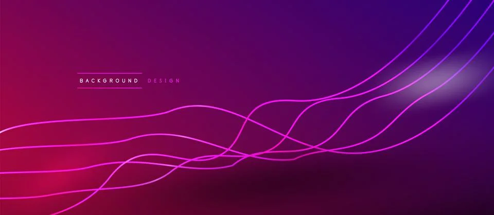 Dynamic wave geometric design. Vector Illustration For Wallpaper, Banner Stock Illustration