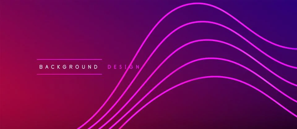 Dynamic wave geometric design. Vector Illustration For Wallpaper, Banner Stockillustratie