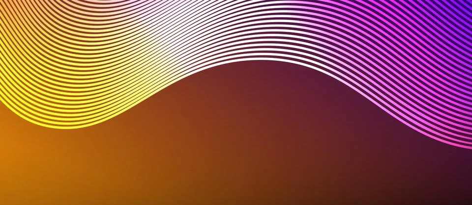 Dynamic wave geometric design. Vector Illustration For Wallpaper, Banner Stock Illustration