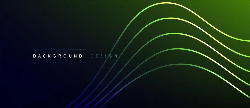 Dynamic wave geometric design. Vector Illustration For Wallpaper, Banner Stock Illustration
