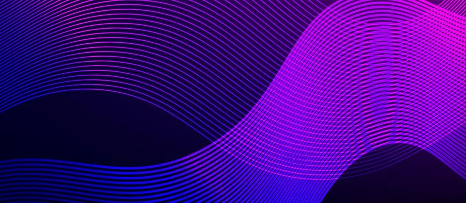 Dynamic wave geometric design. Vector Illustration For Wallpaper, Banner Stock Illustration